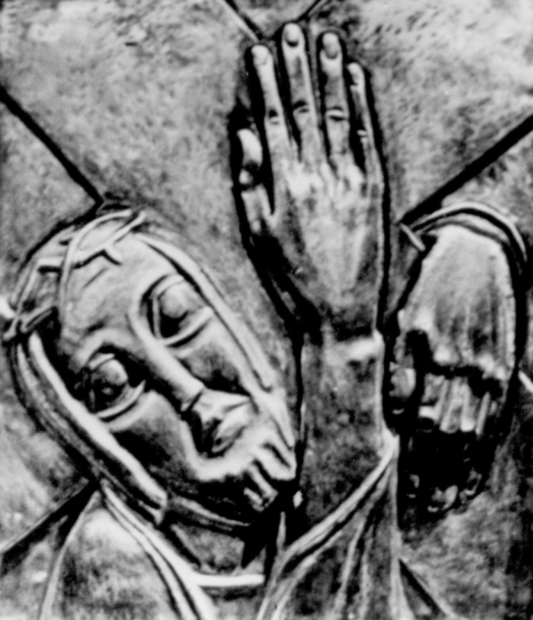 Jesus fällt zum ersten Mal unter dem Kreuz