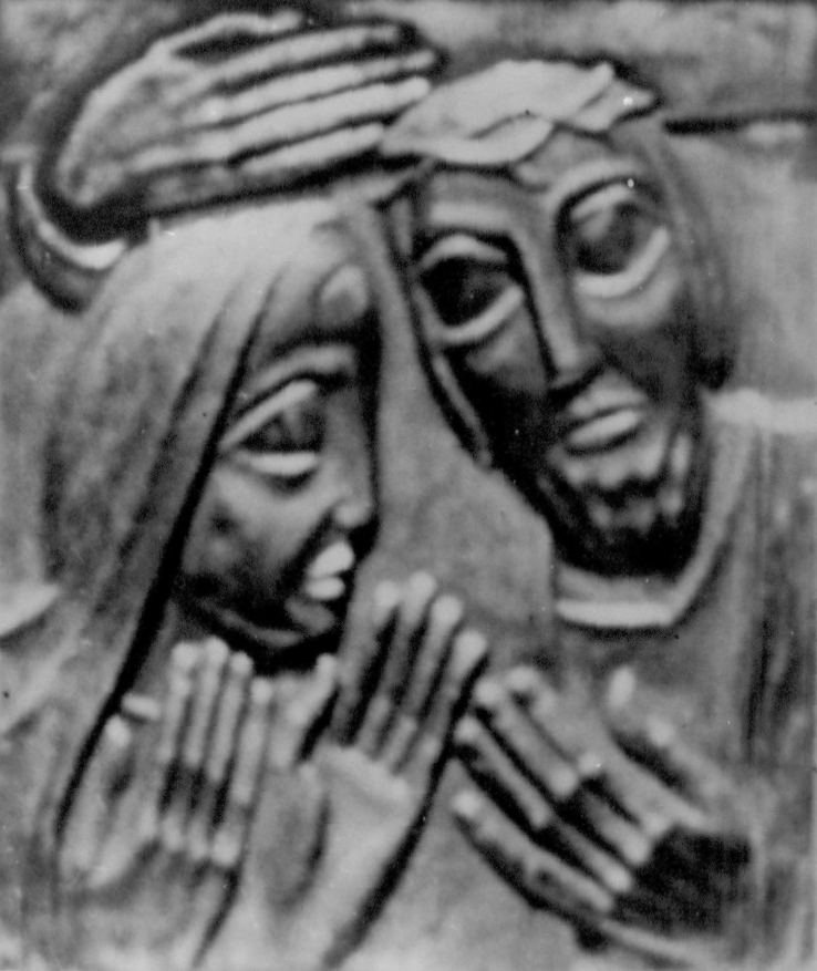 Jesus begegnet seiner Mutter