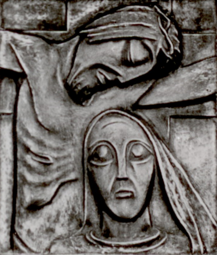 Jesus stirbt am Kreuz
